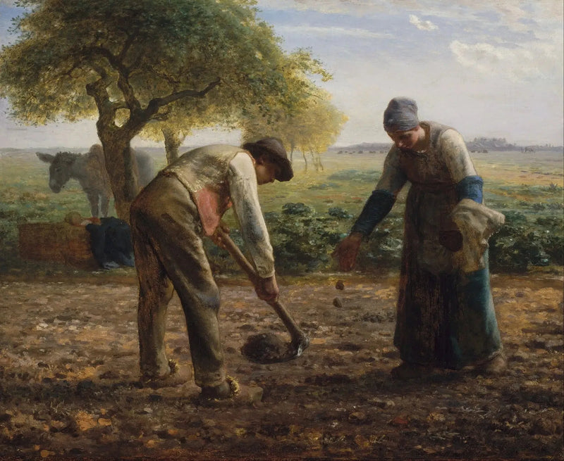 kartoffelplantageren - Jean-François Millet