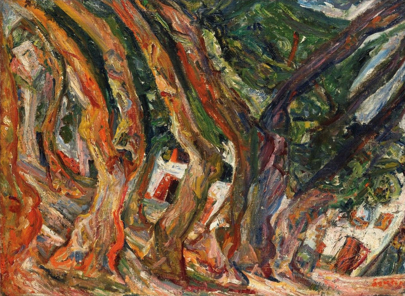 Platanerne i Céret - Chaim Soutine