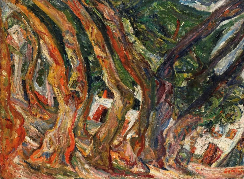 Platanerne i Céret - Chaim Soutine