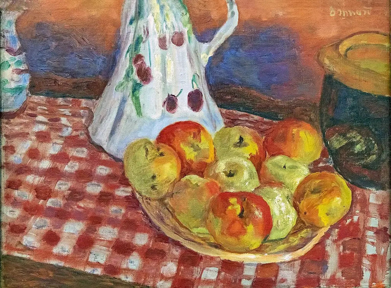 De gule og røde æbler - Pierre Bonnard