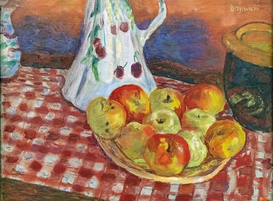 De gule og røde æbler - Pierre Bonnard
