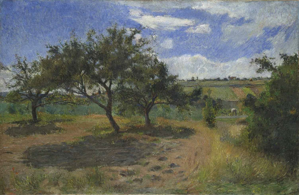 Reproduction du tableau « Les pommiers de l'Hermitage - Paul Gauguin » par Alpha Reproduction en peinture à l’huile