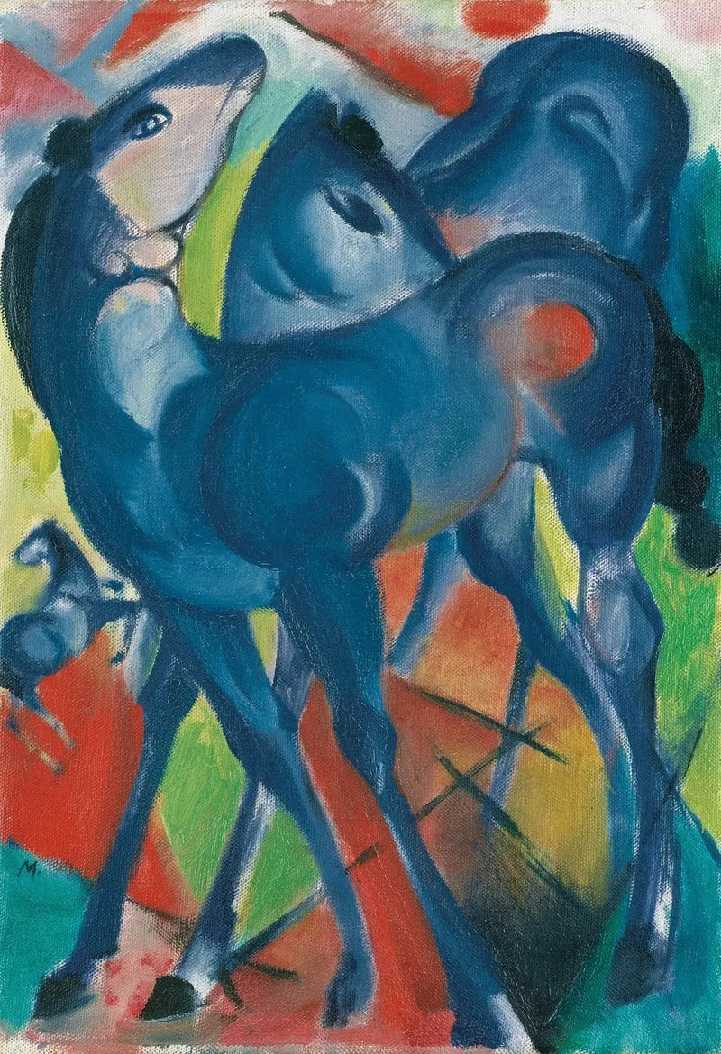De blå føl - Franz Marc