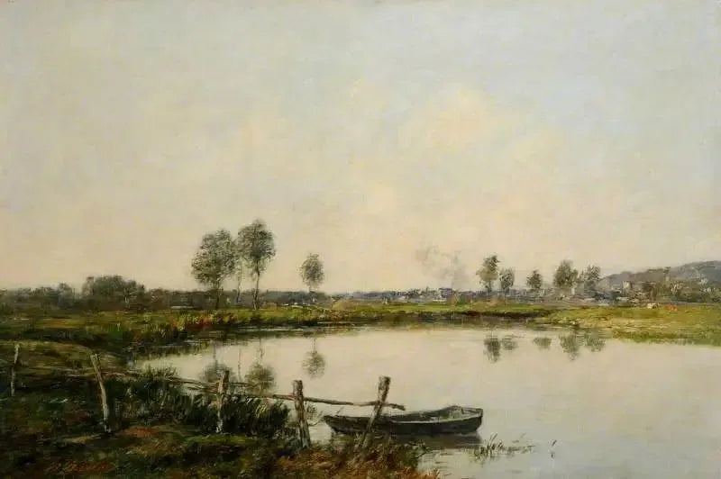 Deauville fugtige enge, Frankrig - Eugène Boudin