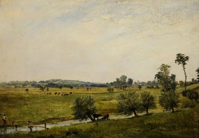 De fugtige enge, Salisbury, Wiltshire - John Constable