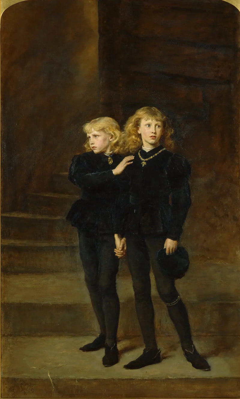 Prinsene i Tårnet - John Everett Millais