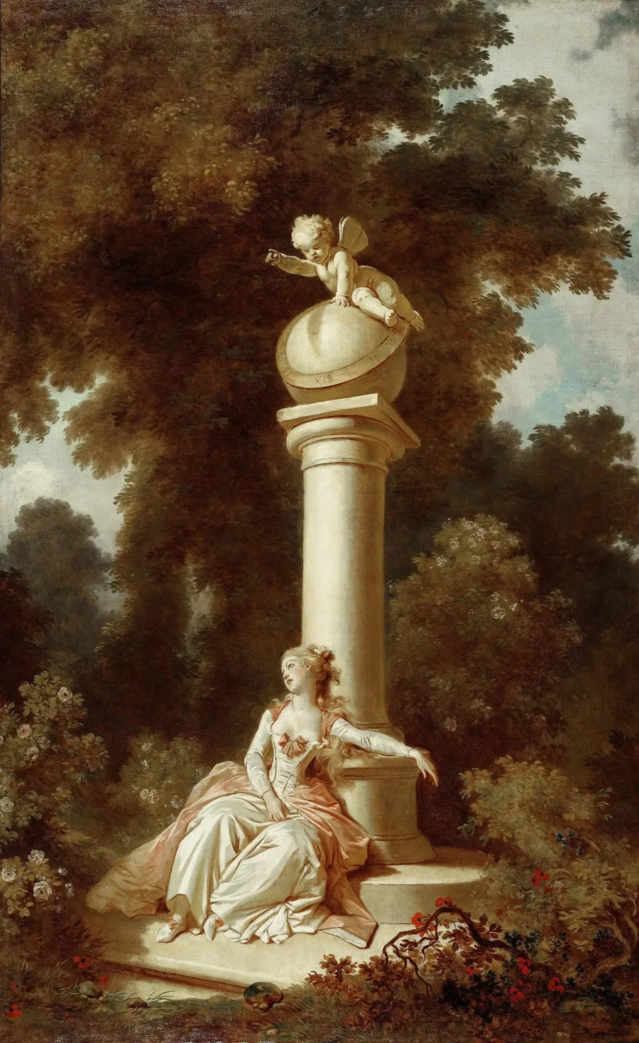 Kærlighedens fremskridt: Drømmesyn - Jean-Honoré Fragonard