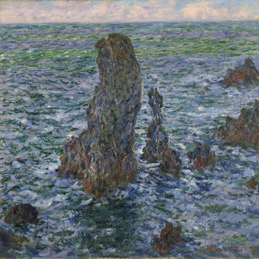 Pyramiderne ved Port Coton - Claude Monet