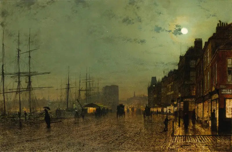 Glasgows kajer - John Atkinson Grimshaw