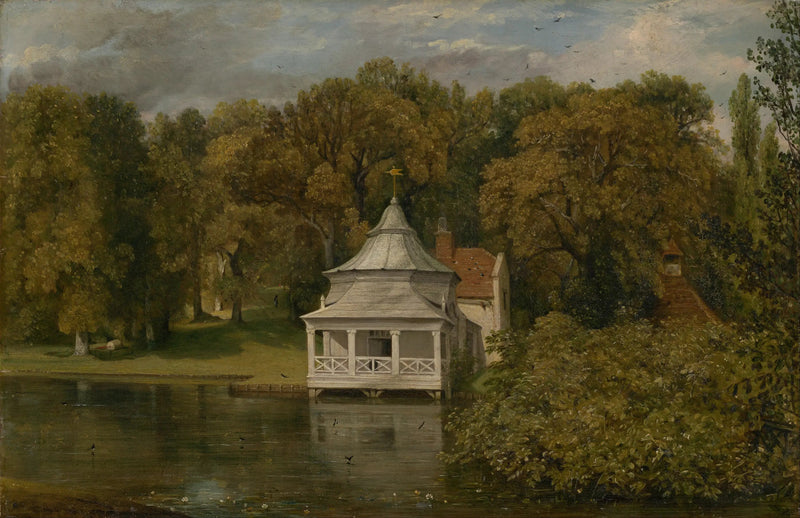 Bykvartererne bag Alresford Hall - John Constable