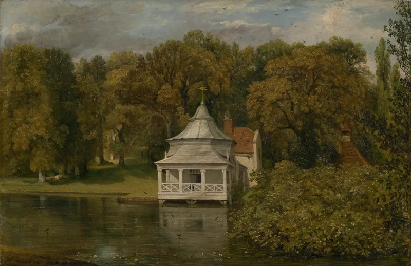 Bykvartererne bag Alresford Hall - John Constable