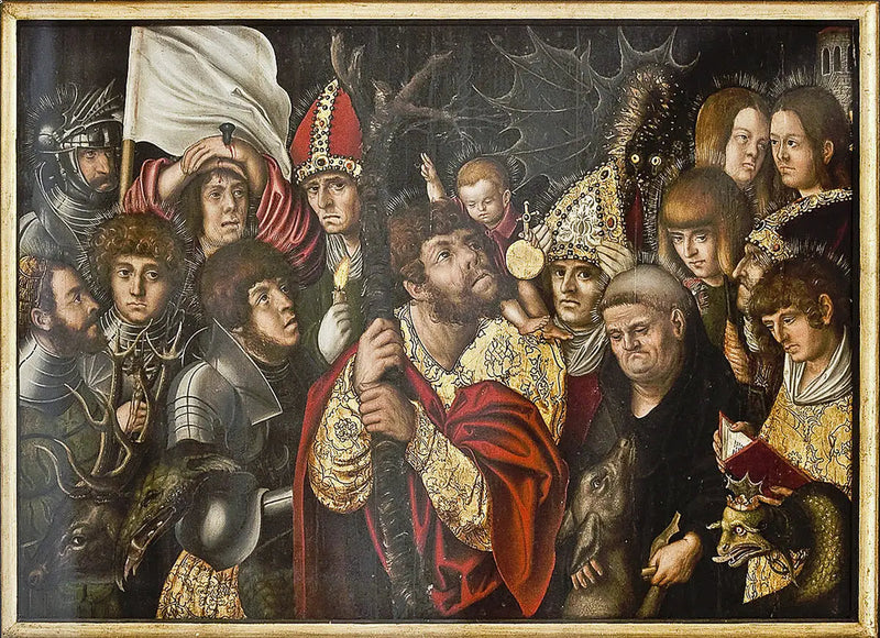 De fjorten hjælper i nød - Lucas Cranach den Ældre