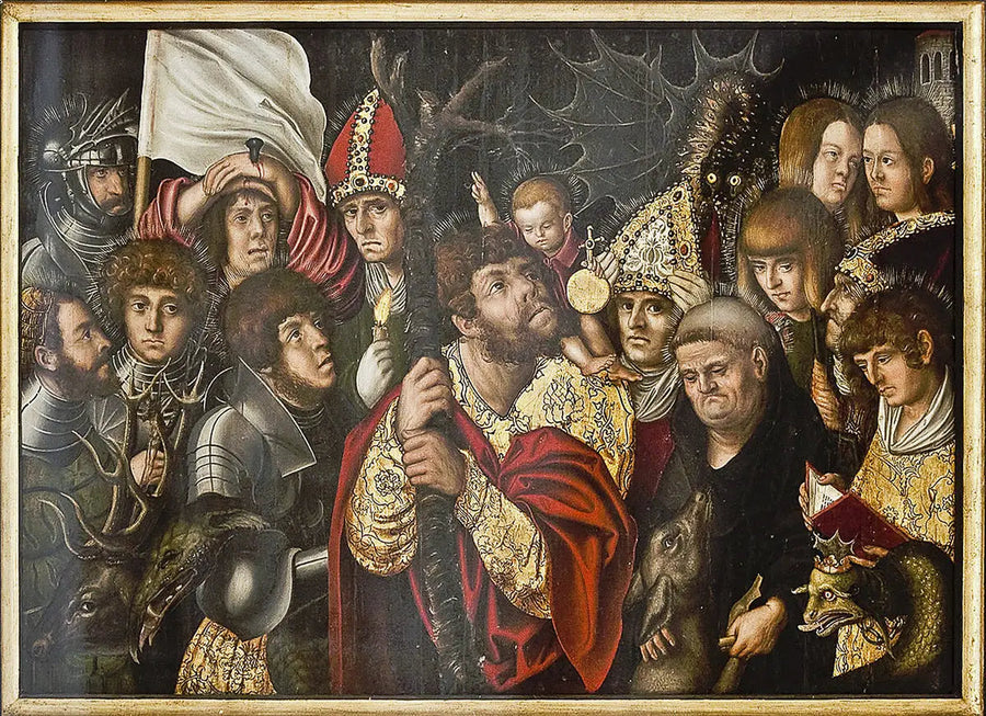 De fjorten hjælper i nød - Lucas Cranach den Ældre