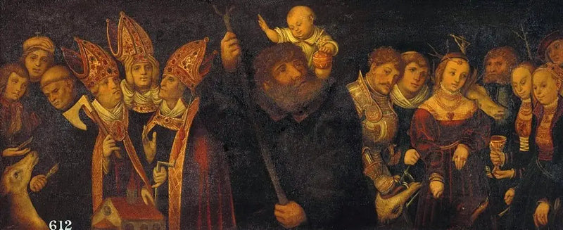 De fjorten hjælper i nød - Lucas Cranach den Ældre
