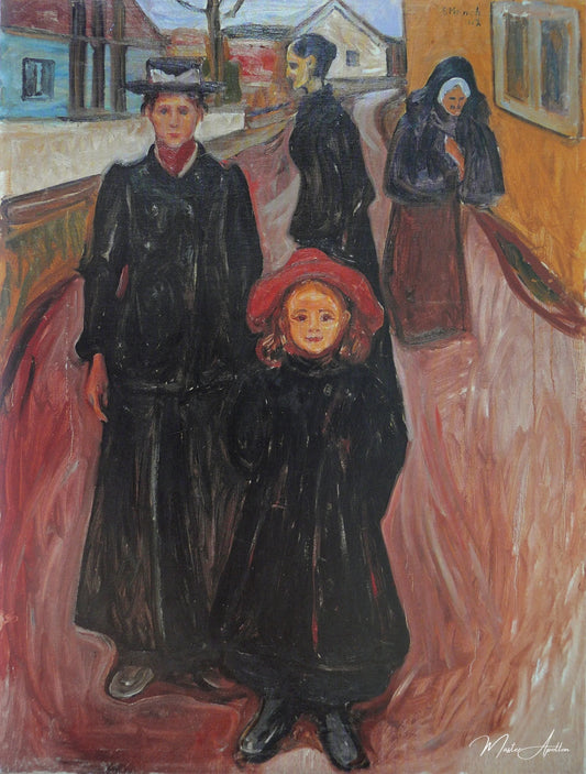 Les quatre âges de la vie - Edvard Munch - Reproductions de tableaux et peintures haut de gamme