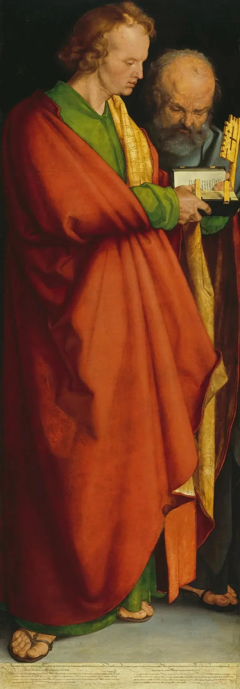 De fire apostle: helgener Johannes og Peter - Albrecht Dürer
