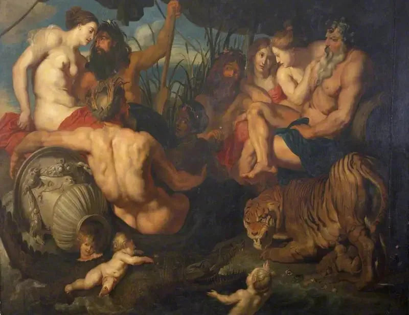 De fire hjørner af verden - Peter Paul Rubens