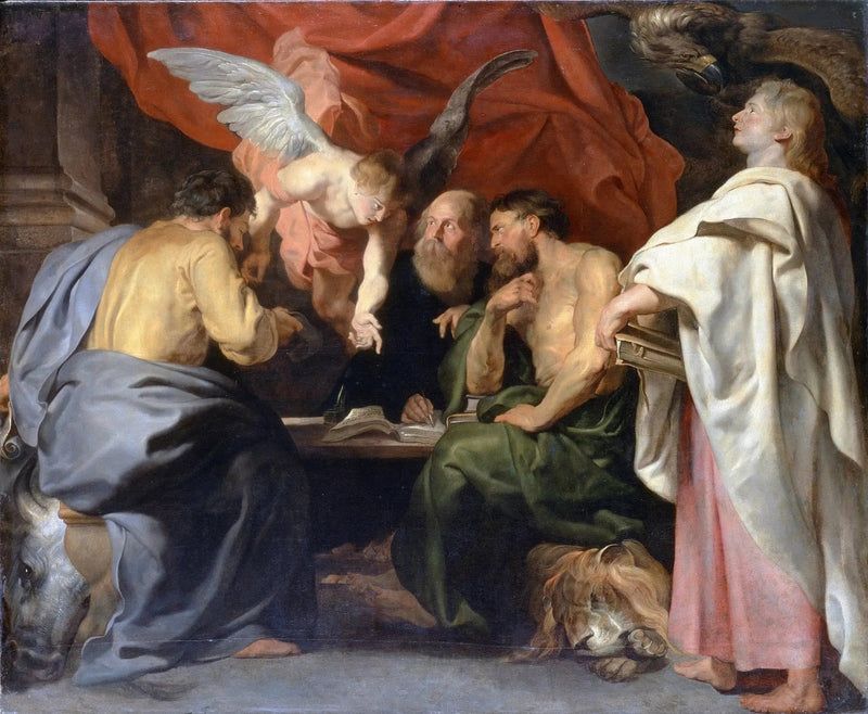 De fire evangelister - Peter Paul Rubens