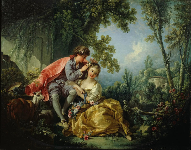 De fire årstider: Forår - François Boucher