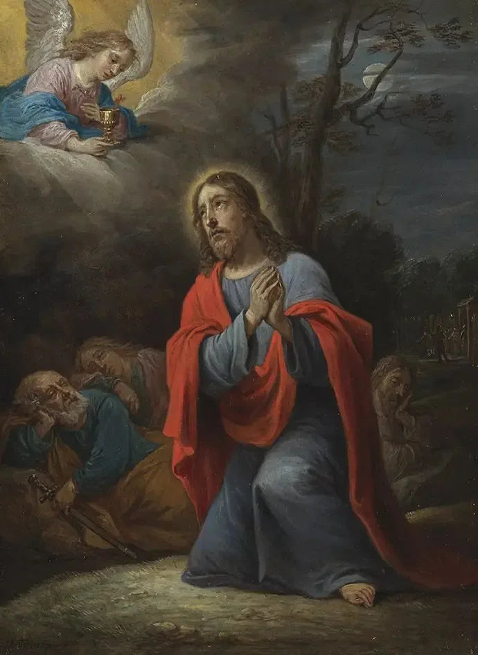 De femten hemmeligheder af rosenkransen: Agoni i haven - David Teniers den Yngre