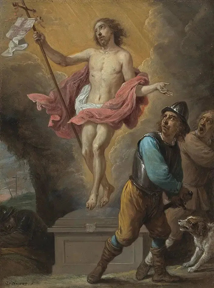 De femten hemmeligheder af rosenkransen: Kristi opstandelse - David Teniers den Yngre