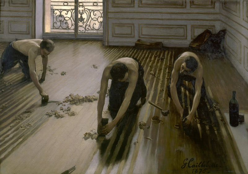 Parketplanere - Gustave Caillebotte