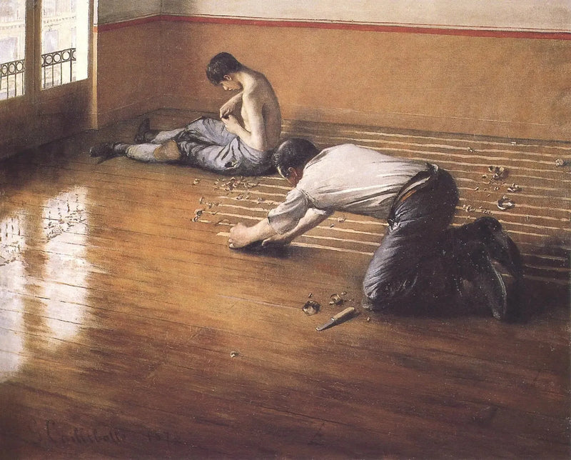 Parketplanere - Gustave Caillebotte