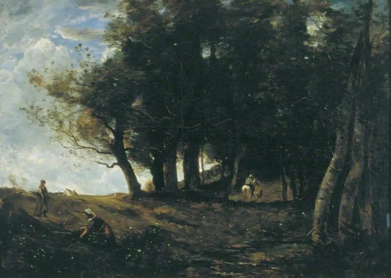 Træopsamlerne - Jean-Baptiste Camille Corot