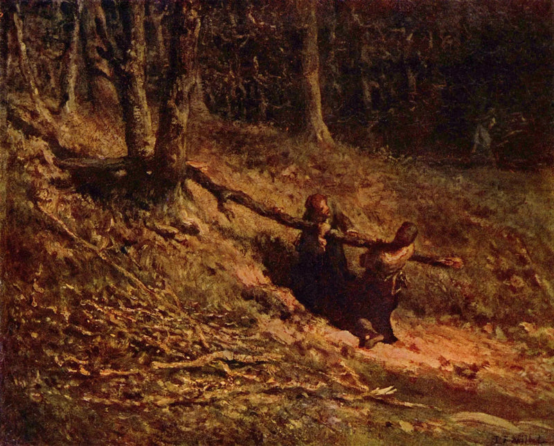 Træroere - Jean-François Millet