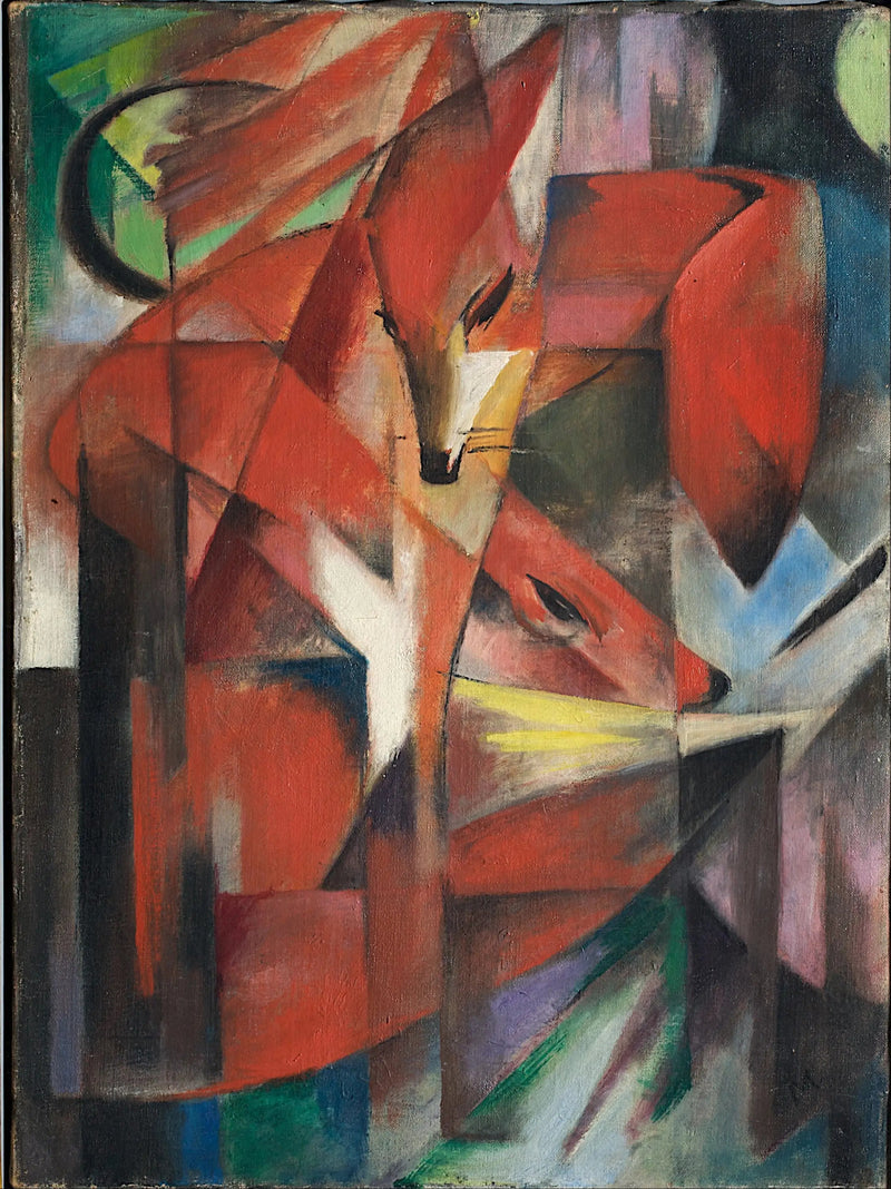 Rævene - Franz Marc