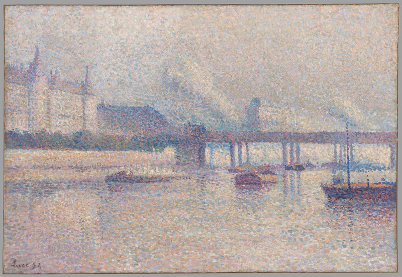 Seinebredderne i Paris - Maximilien Luce