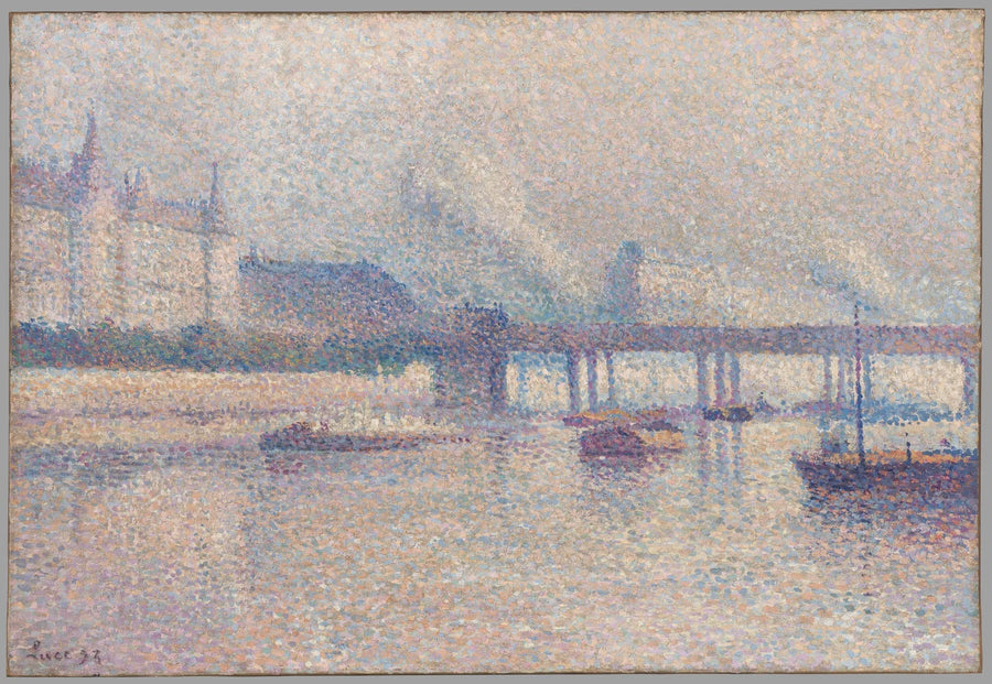 Seinebredderne i Paris - Maximilien Luce