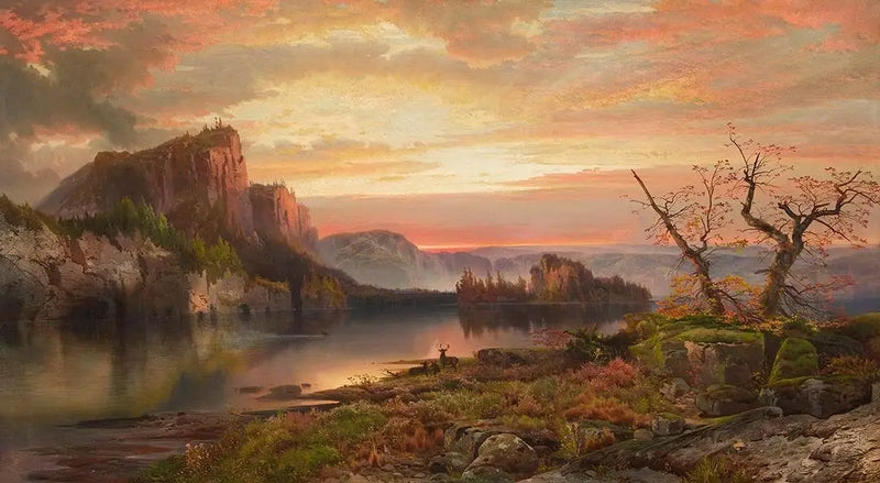 Overfladerne af Lake Superior - Thomas Moran