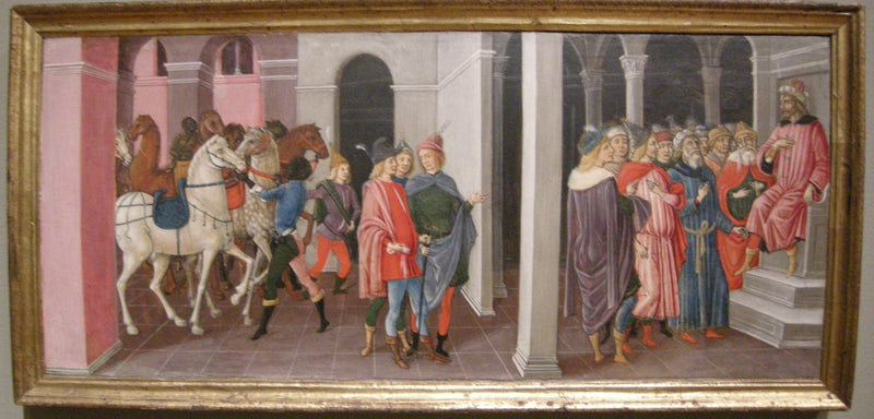 De vise mænd foran Herodes - Matteo di Giovanni