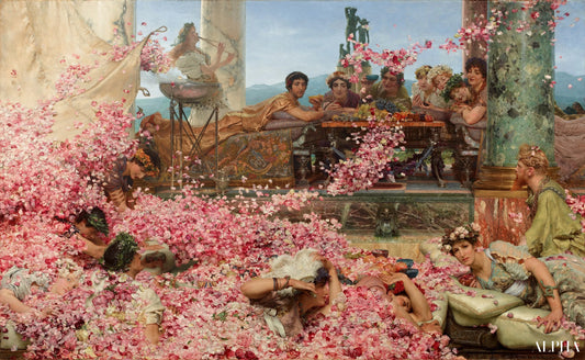 Les roses d'Héliogabalus - Lawrence Alma-Tadema - Reproductions de tableaux et peintures haut de gamme