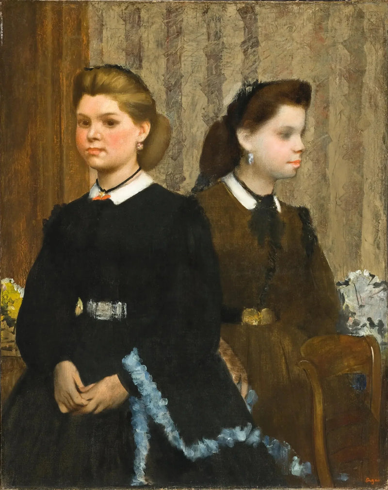 Søstrene Bellelli (Giovanna og Giuliana Bellelli) - Edgar Degas