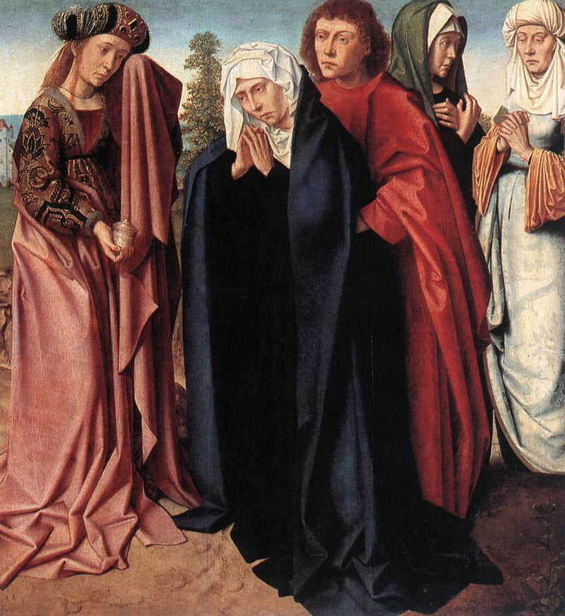 De Hellige Kvinder og Sankt Johannes ved Golgatha - Gérard David