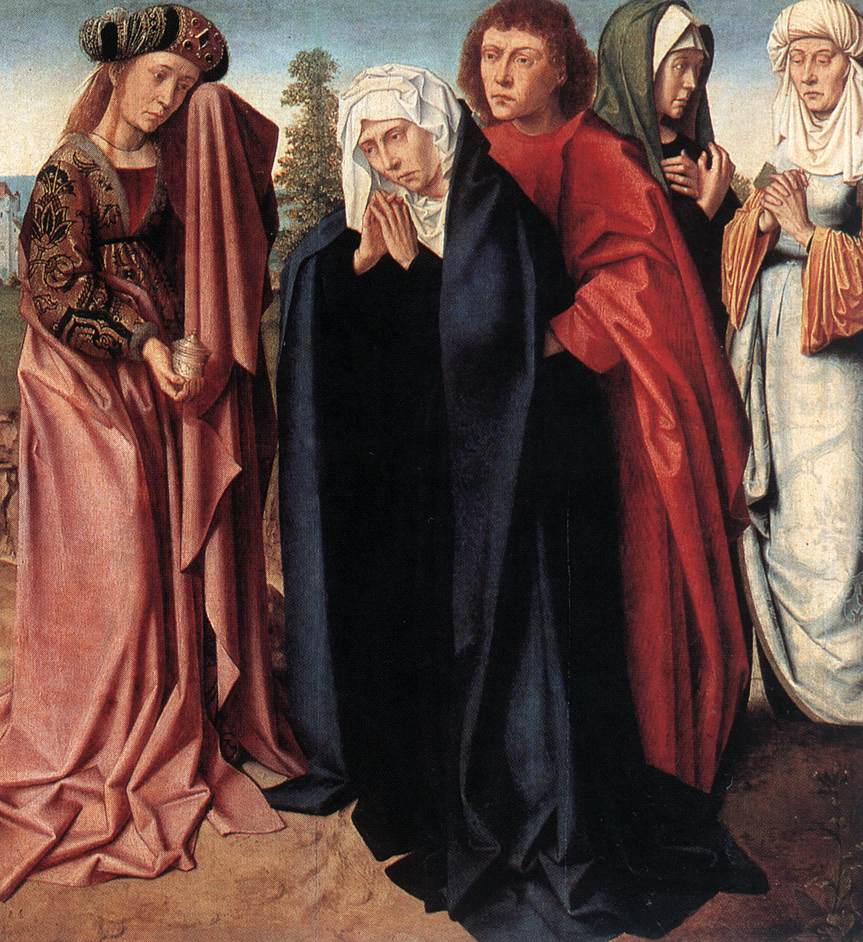 De Hellige Kvinder og Sankt Johannes ved Golgatha - Gérard David
