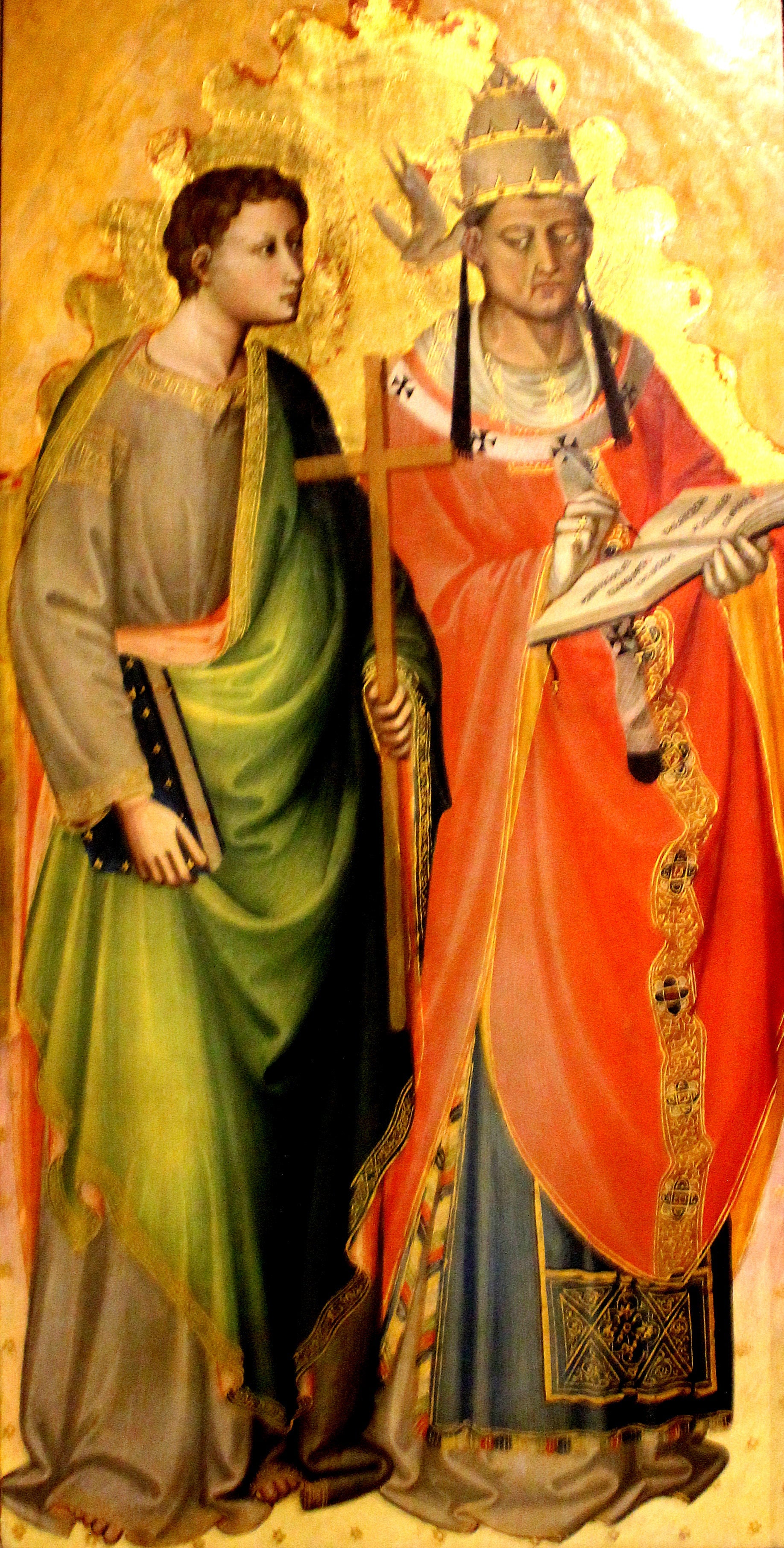 Les saints Grégoire le Grand et Philippe - Bicci di Lorenzo - Alpha Reproduction