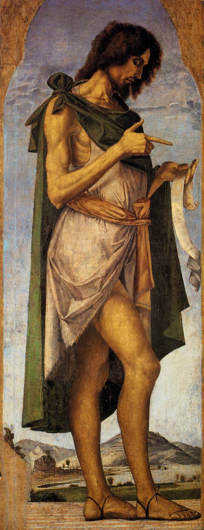 De hellige Johannes Døberen og Matthæus - Alvise Vivarini