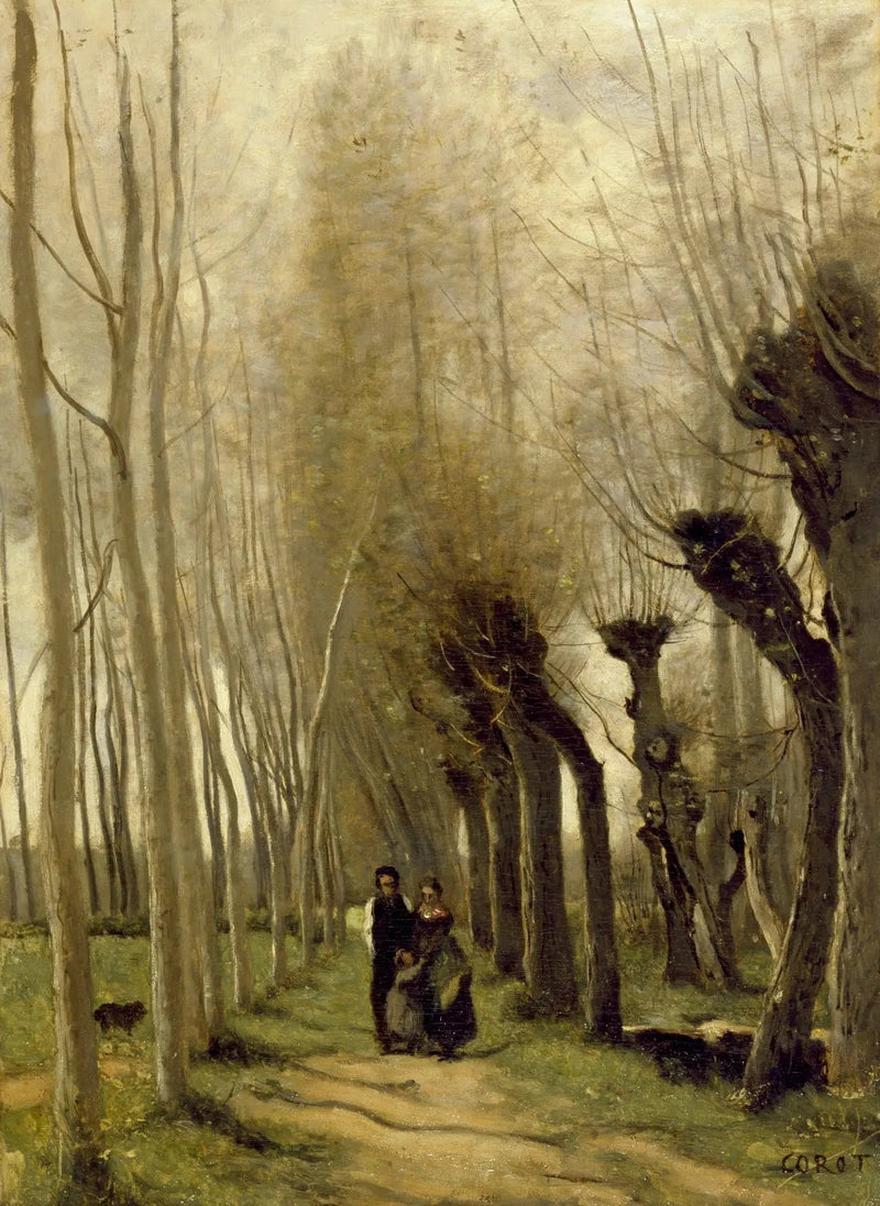 Slyngplanterne fra Marissel - Jean-Baptiste Camille Corot