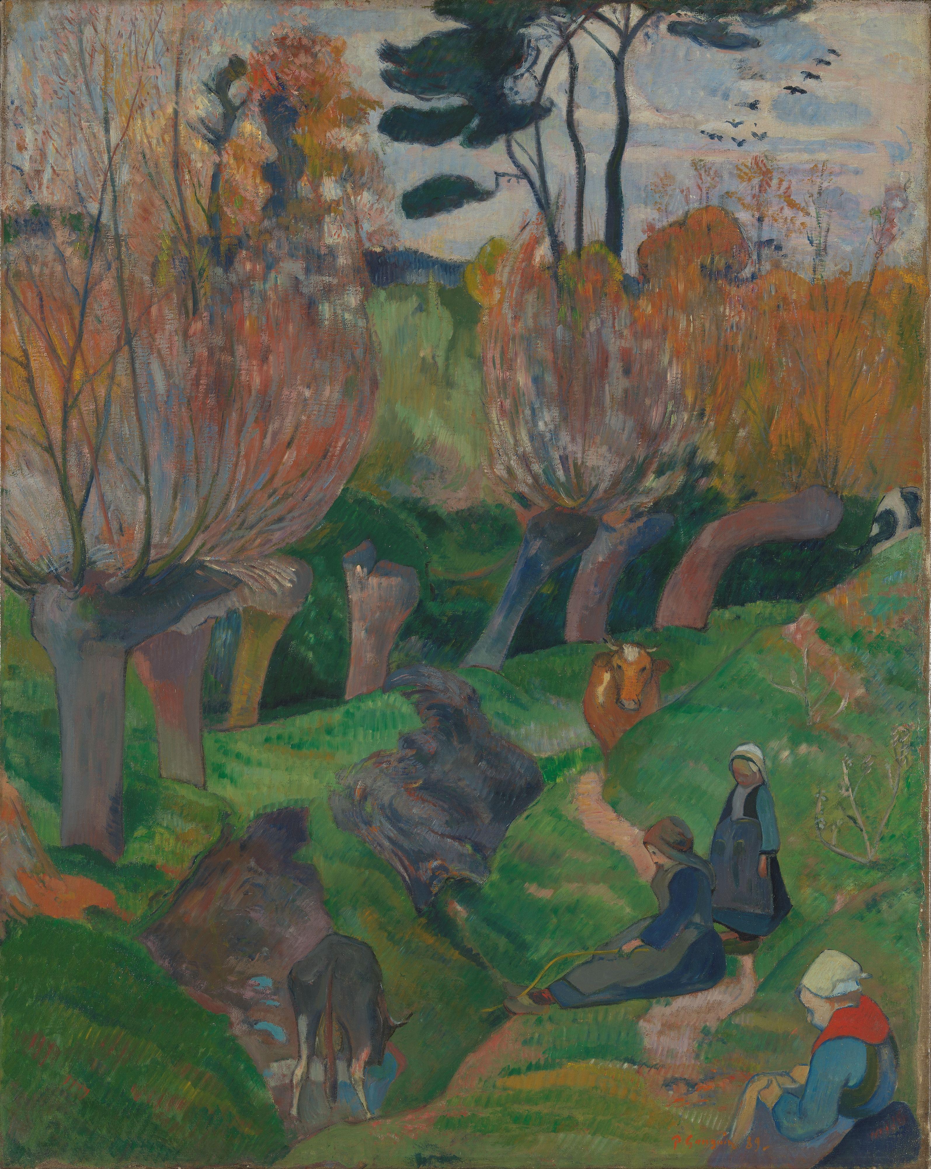 Piletræerne - Paul Gauguin