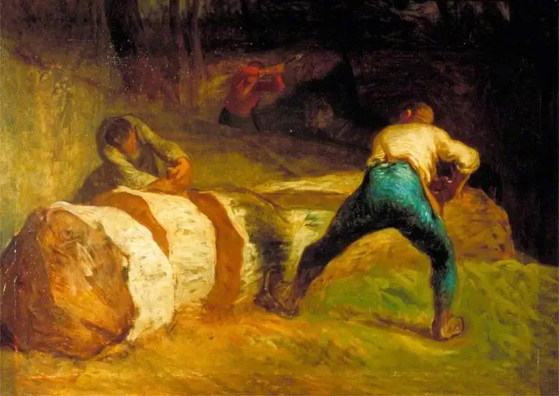 Træskærerne - Jean-François Millet
