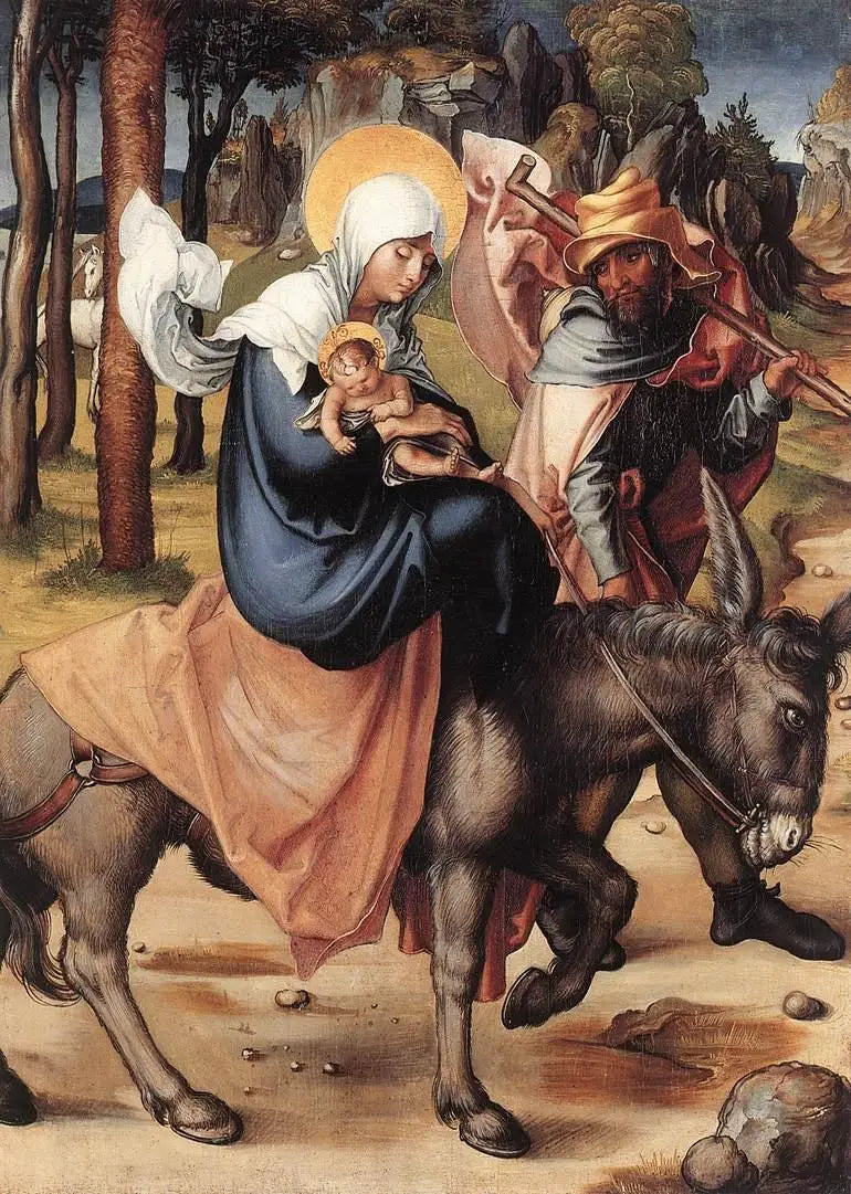 De Syv Sorger over Jomfruen: Flugten til Egypten - Albrecht Dürer