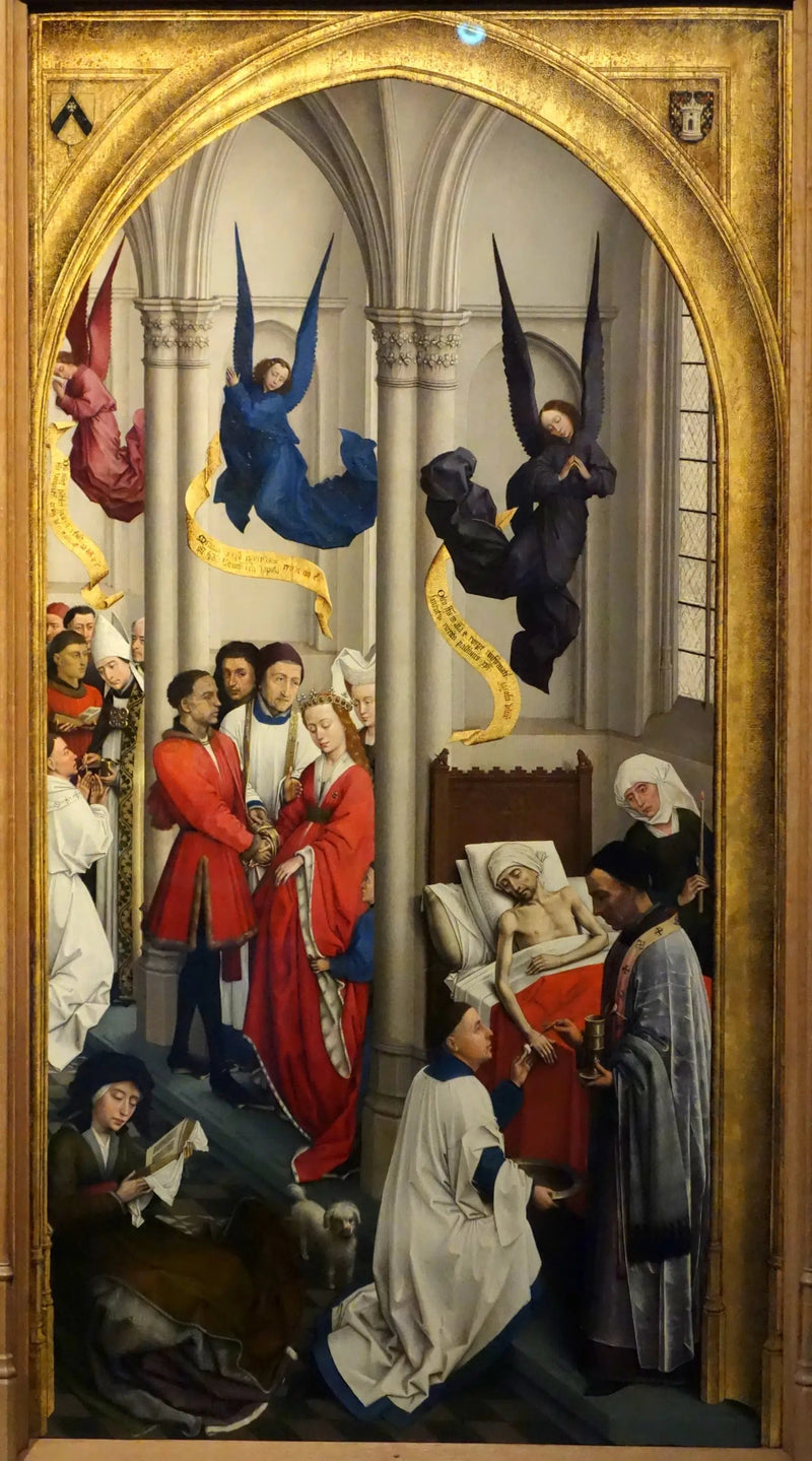 De Syv Sakramenter (højre panel) - Rogier van der Weyden