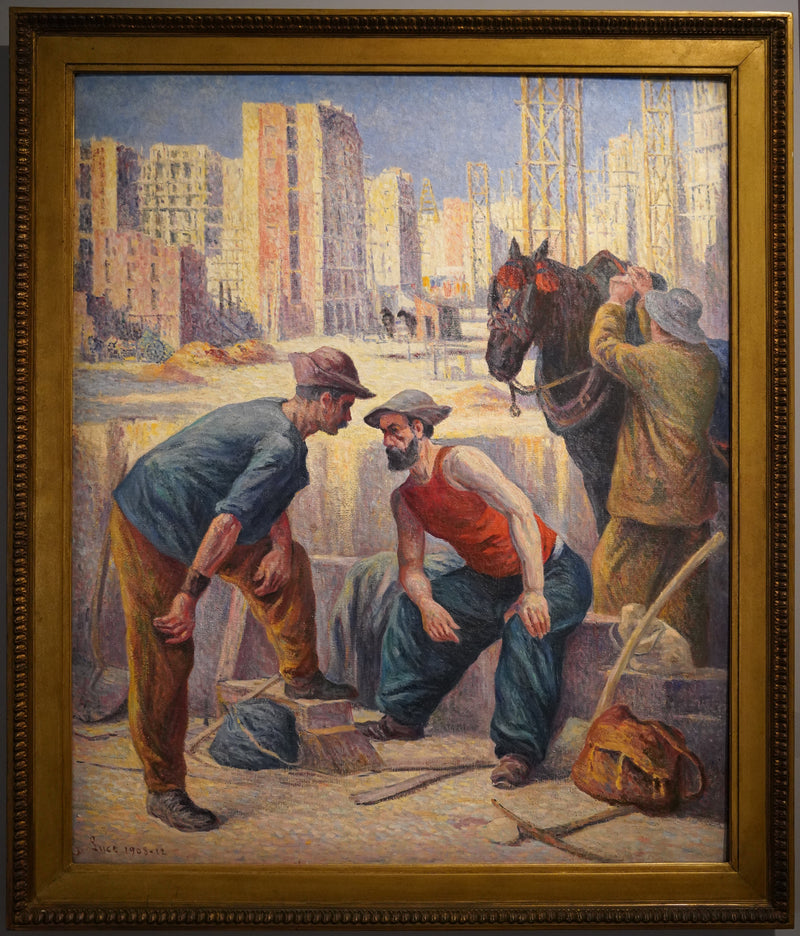 Terrassearbejdere - Maximilien Luce