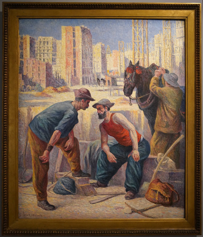 Terrassearbejdere - Maximilien Luce