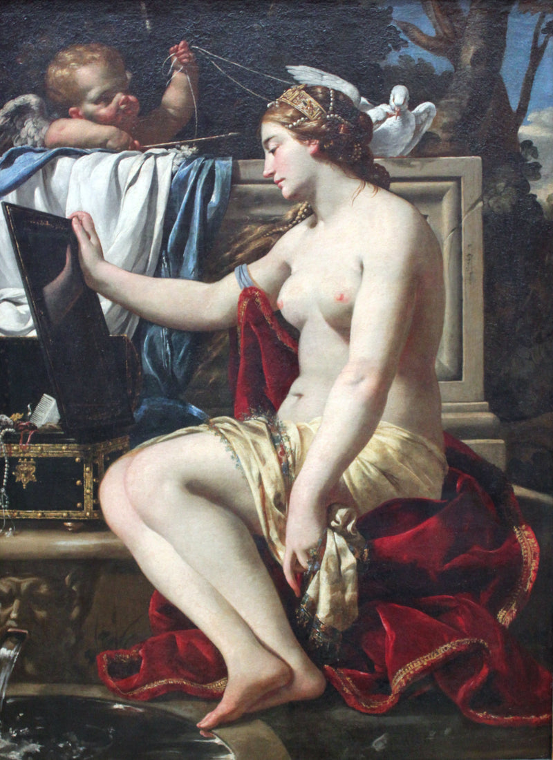Venus' toilet - Simon Vouet