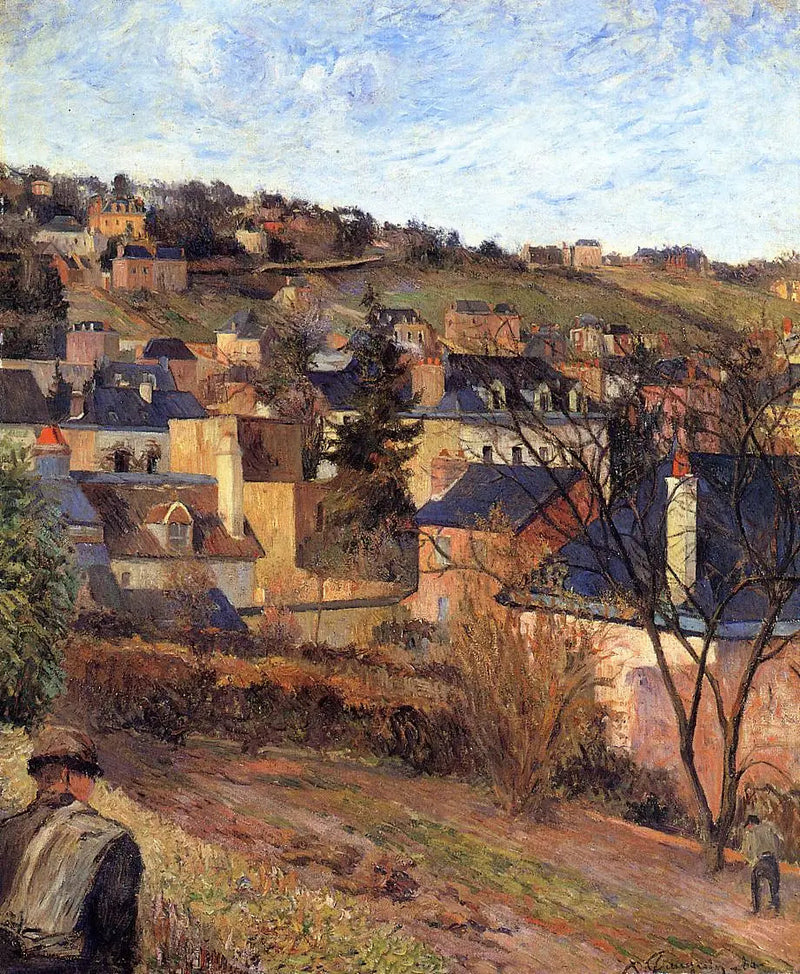 De blå tage, Rouen - Paul Gauguin