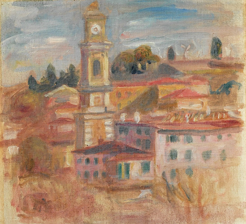 Tagene i Gamle Nice - Pierre-Auguste Renoir